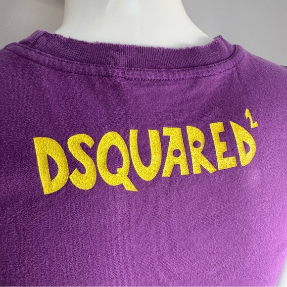 Authentic vintage Dsquared2 Y2K purple teenage trouble tank top - Picture 3 of 10